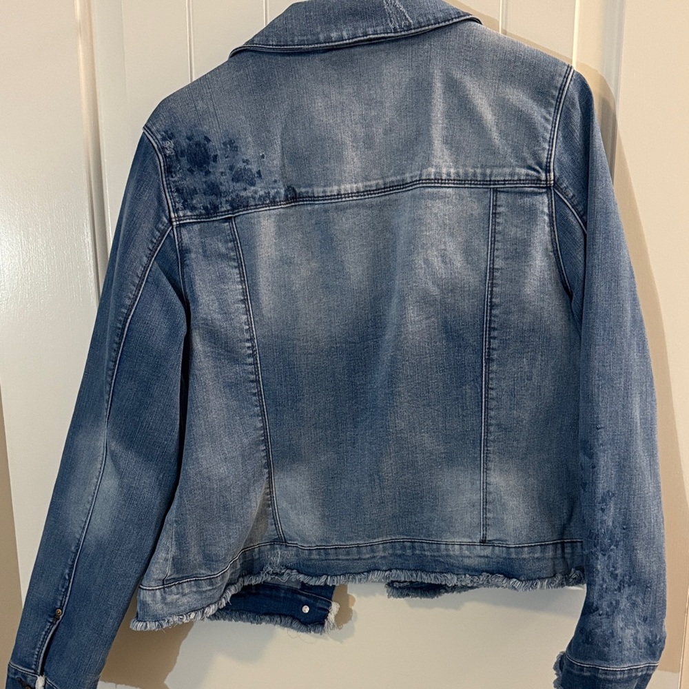 Vintage America Blues Navy Denim Jacket - Picture 3 of 3